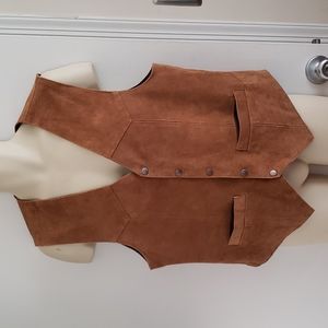 Vintage Scully Oklahoma Suede Leather Vest Size M